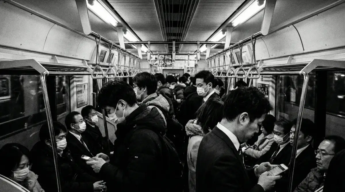 通勤路上的手机拍摄记录